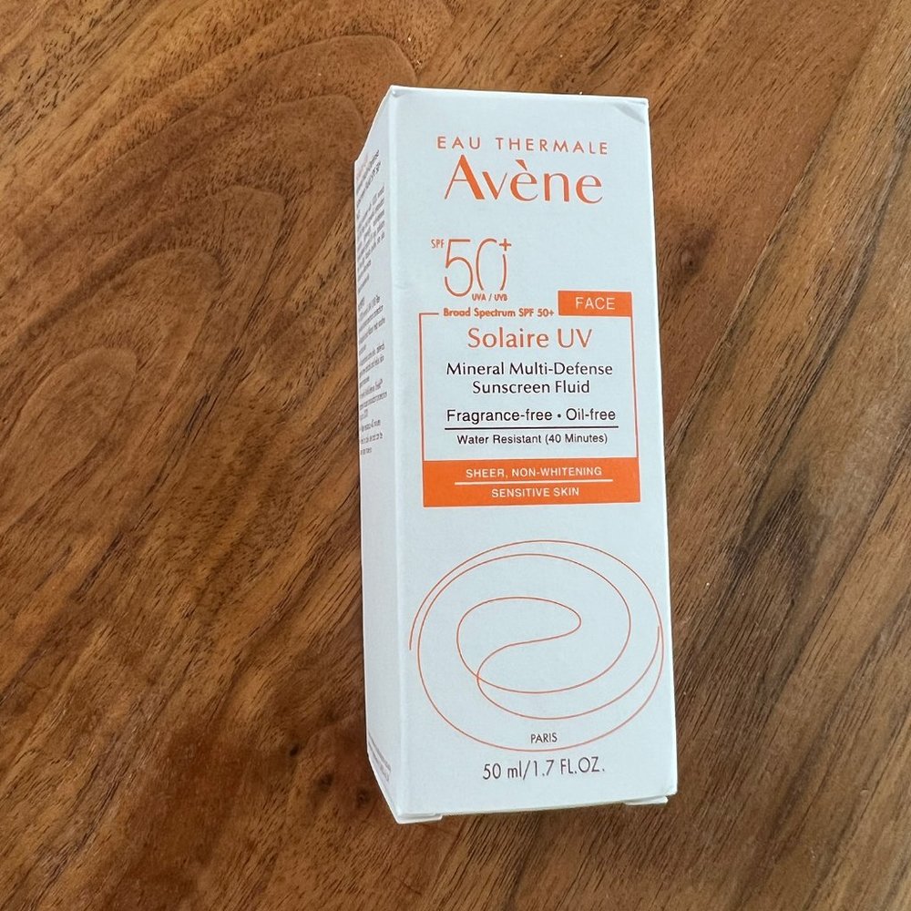 Avene Solaire UV face mineral sunscreen NEW exp 2/24 - 50 ml/1.7 fl oz